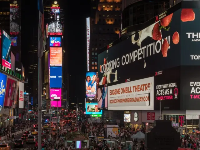 Times Square Billboard Messages