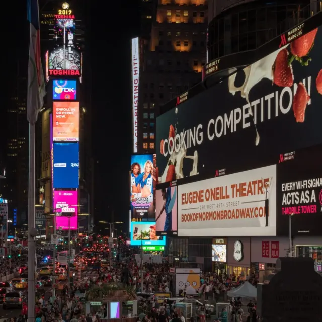 Times Square Billboard Messages